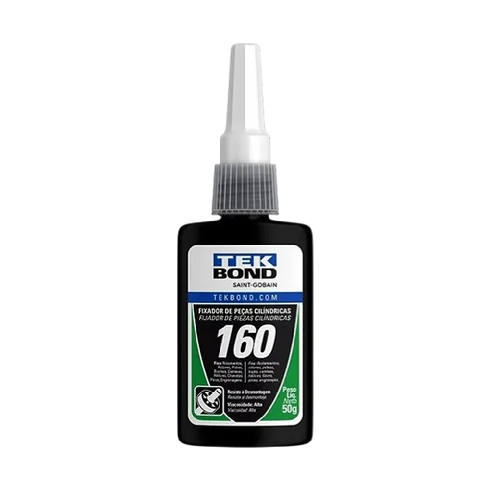 Adesivo Trava Rosca Bucha Rolamento 160 Verde 50g Tekbond
