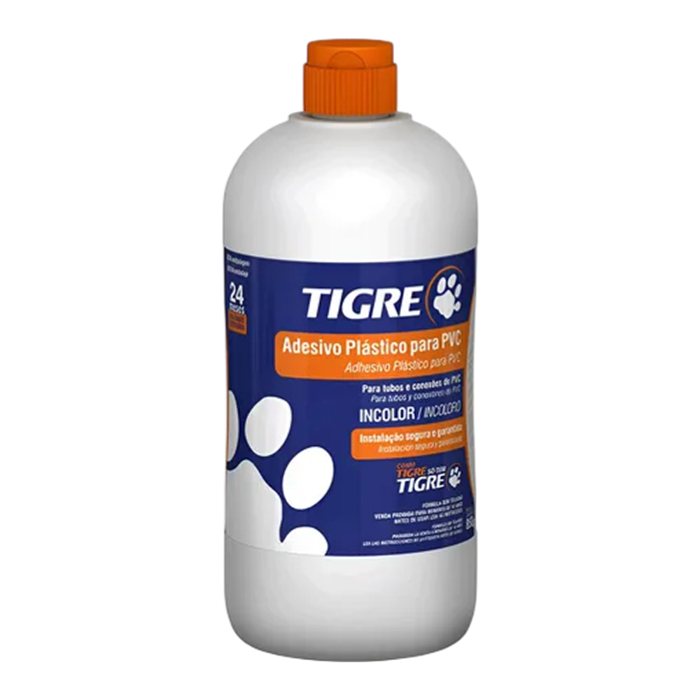Adesivo Cola Tubo PVC Agua Fria Tigre 850g 53020178