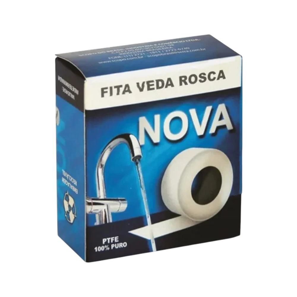 Fita Veda Rosca 18mm x 50m Nova