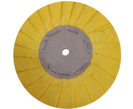 Rebolo Disco Pano Plissado Polimento 300mm Amarelo