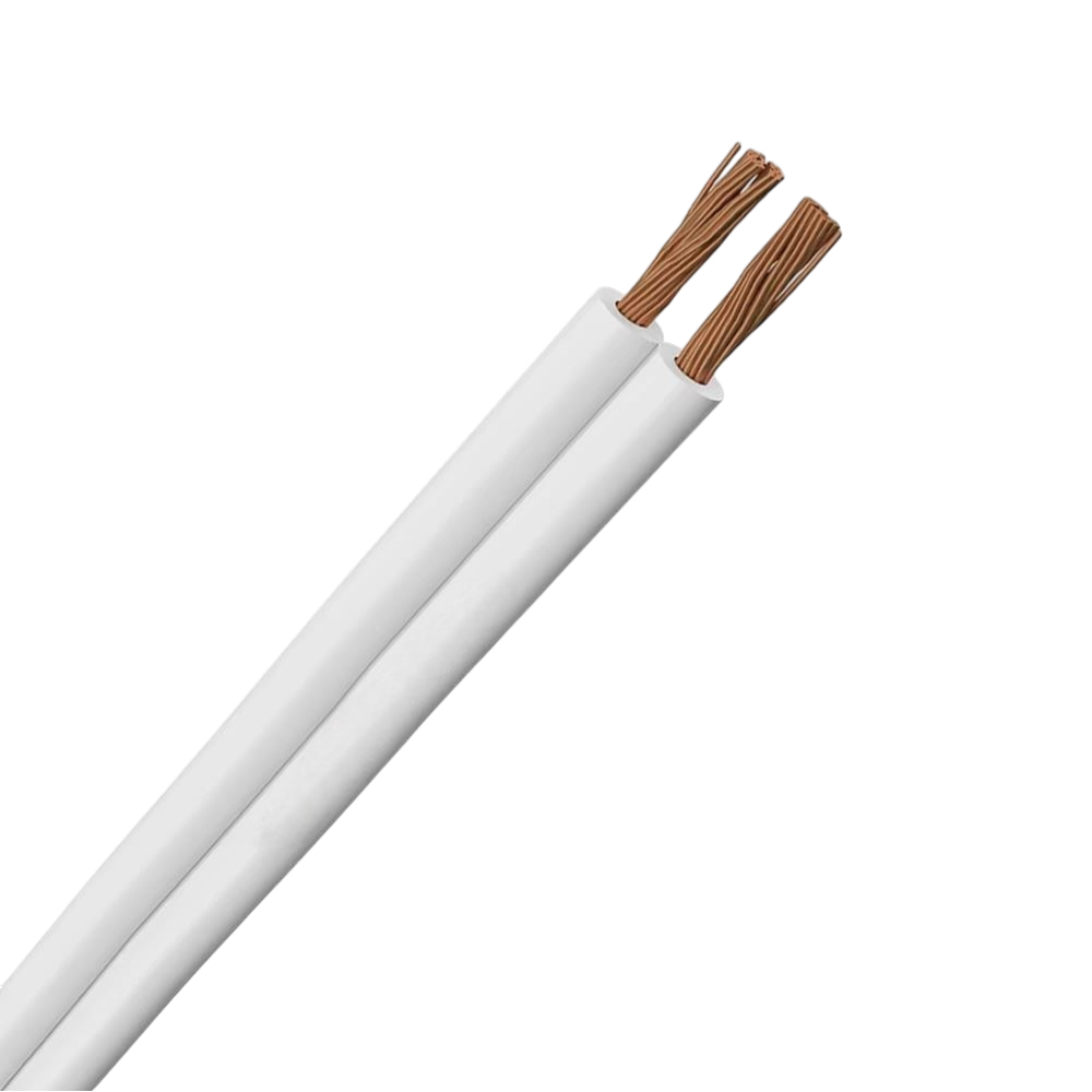 Fio Cabo Paralelo Branco 2x1,5mm 25mt Megatron/RCM/Sil