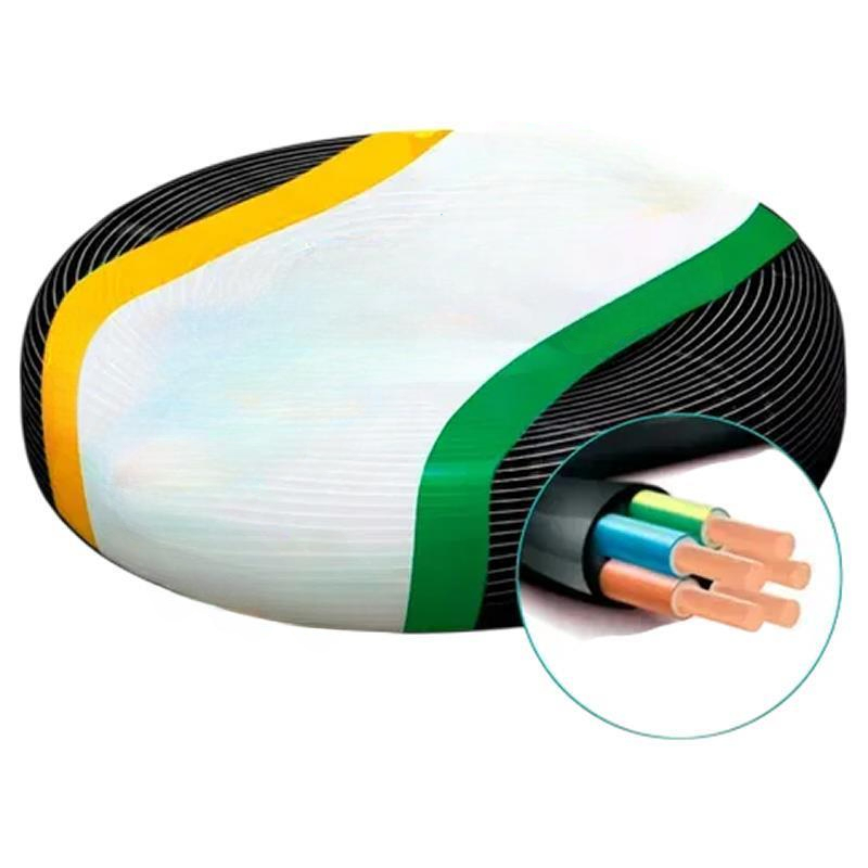 Fio Cabo PP 5x16,0mm 100mt Redondo Preto Rcm/Sil 1KV/1000V