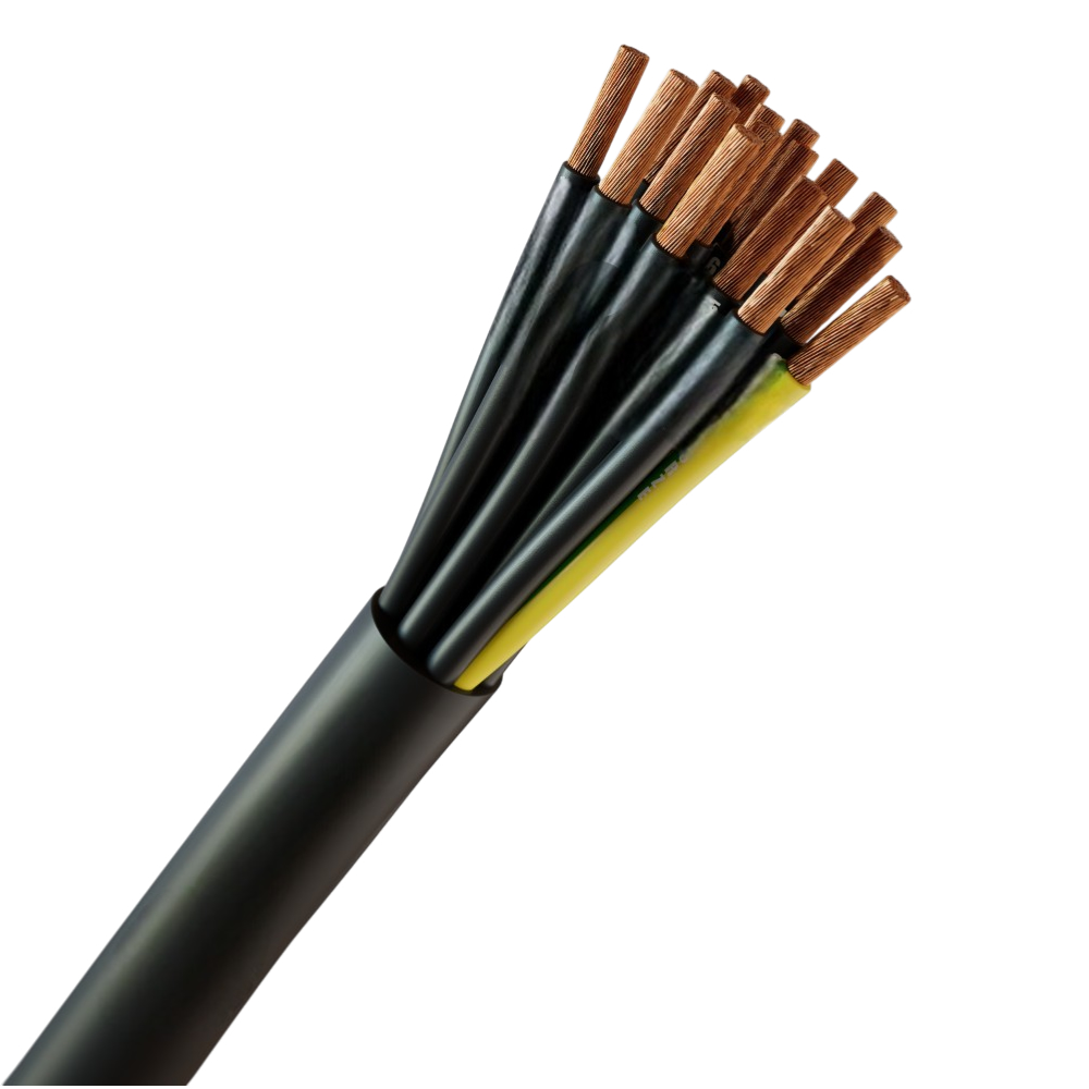 Fio Cabo PP Controle 25x1,5mm 1mt RCM/Sil Flexível Preto 1KV