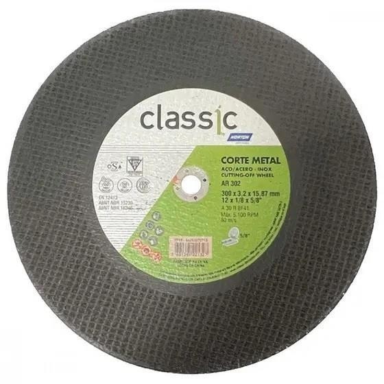 Disco Corte Ferro 305mm P/Policorte 12x5/8" Norton AR302