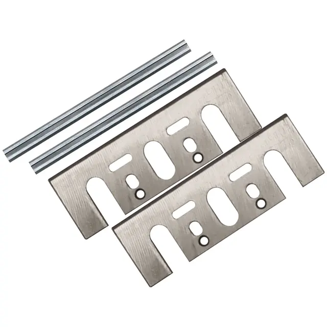 Faca Plaina 82 MM Fina 4PC TC C/ Placa Suporte Makita