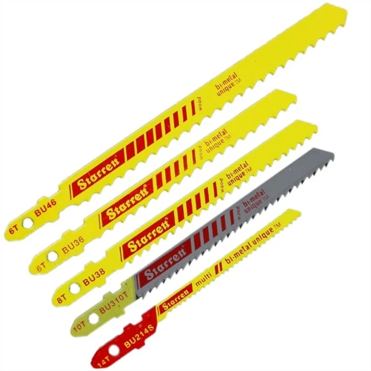 Jogo Serra Tico-tico Multimaterial 5PC Starrett BU1