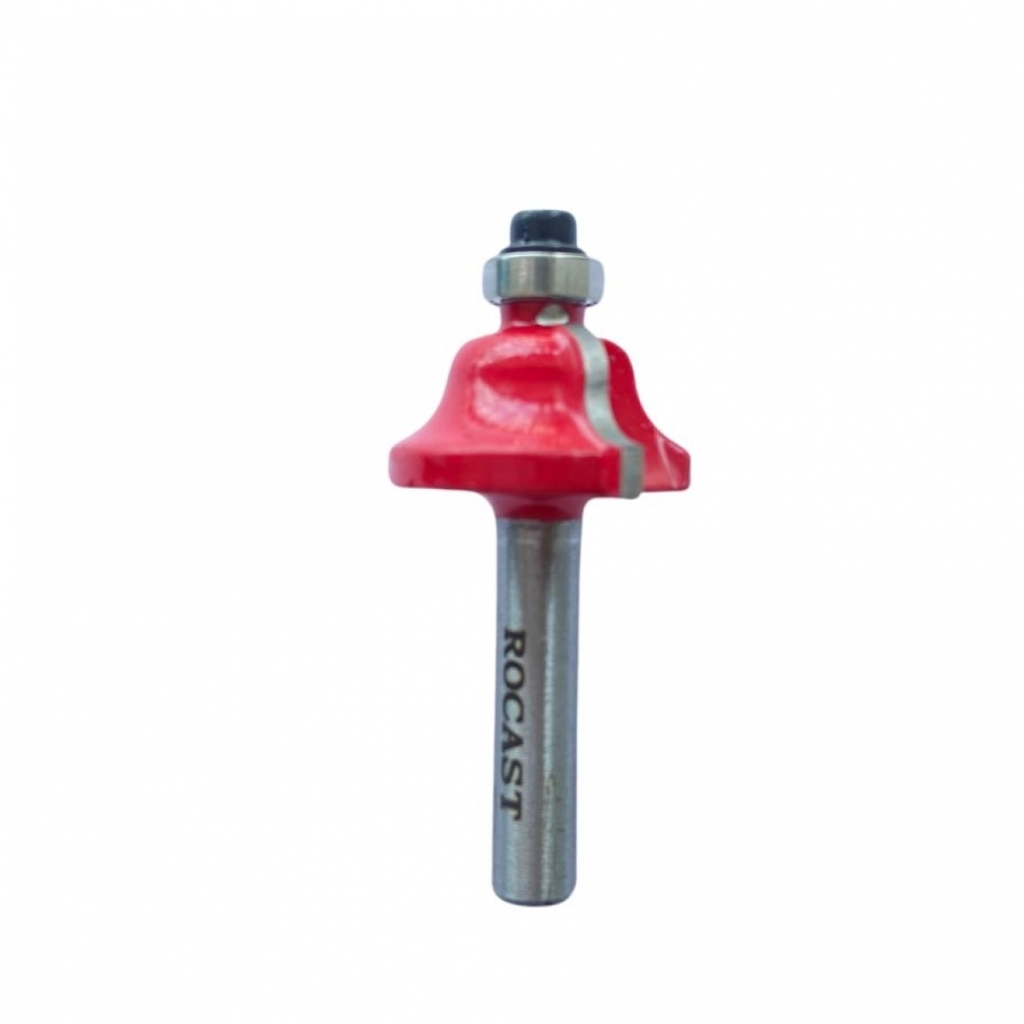 Fresa haste 1/4" Borda Romana C/ Rolamento - Rocast 91,0011