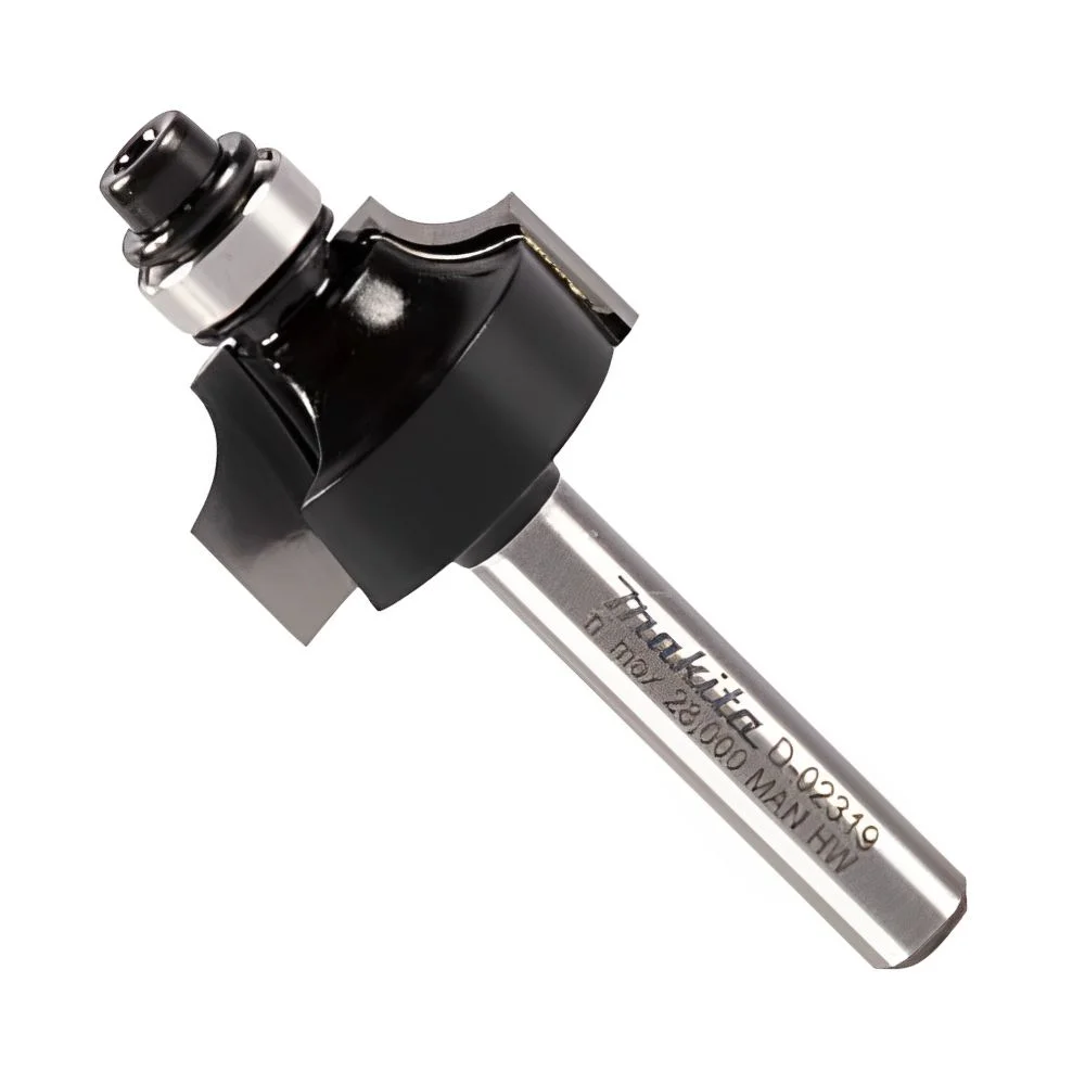 Fresa Haste 1/4" Moldura Concava C/Rolamento Makita D-02319