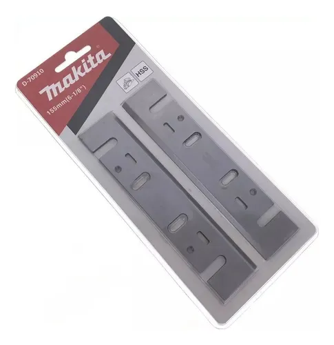 Faca Plaina 155mm Larga HSS Corte Fino 2PC Makita