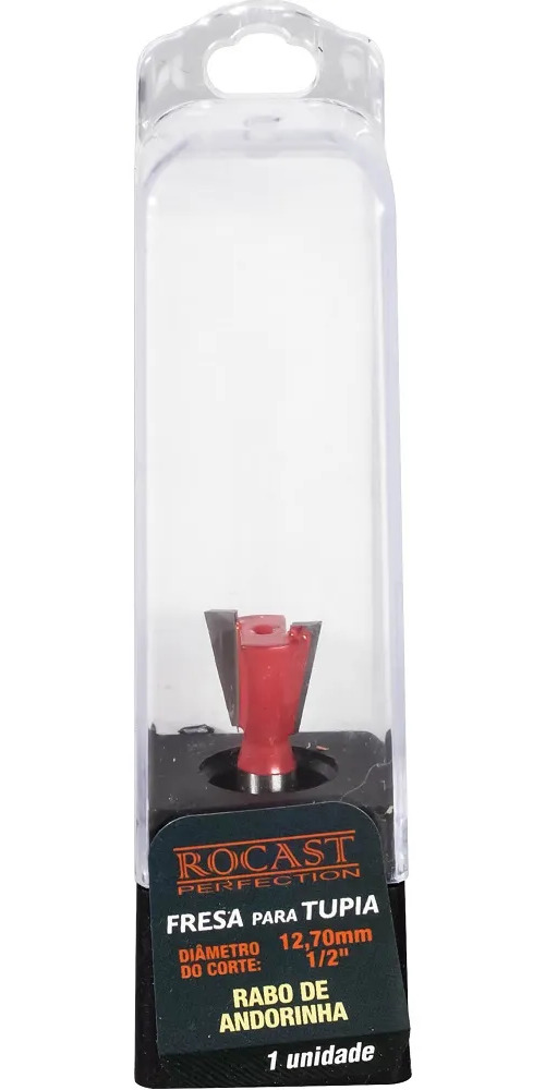 Fresa Haste 1/4" Rabo Andorinha/Prisma 1/2" Rocast 91,0007
