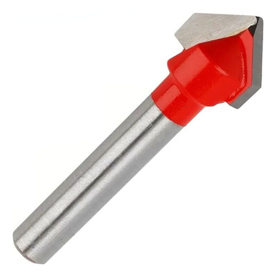 Fresa Haste 1/4" Rasgo V/Ponta V 1/2" Rocast 91,0006