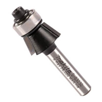 Fresa haste 1/4" Rebaixo C/ Rolamento 15° Makita D-3230