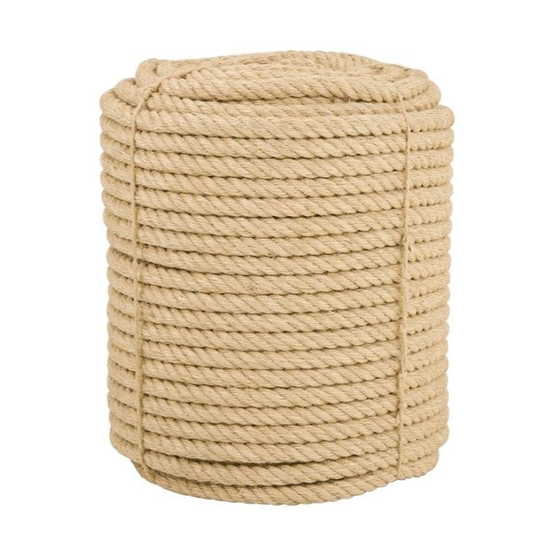 Corda Sisal 22mm 7/8 Fibra Natural Torcida Uso Geral 220mt