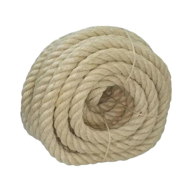 Corda Sisal 50mm 2"Pol Fibra Natural Torcida Uso Geral 220mt