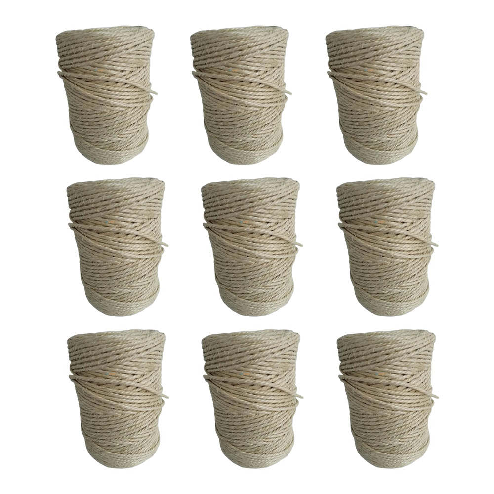 Cordao Sisal 2mm Amarração Geral Fibra Natural 9kg 500/1
