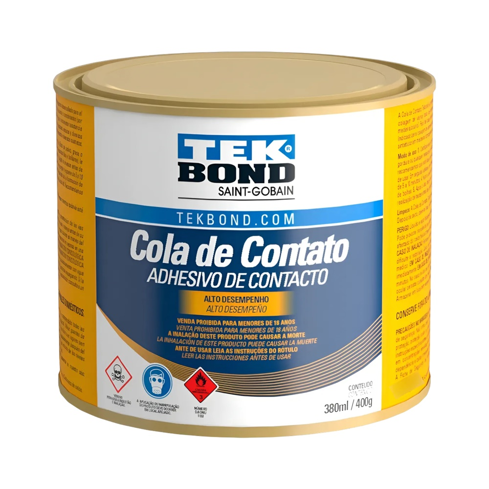 Cola Contato Sem Toluol 400g Tekbond
