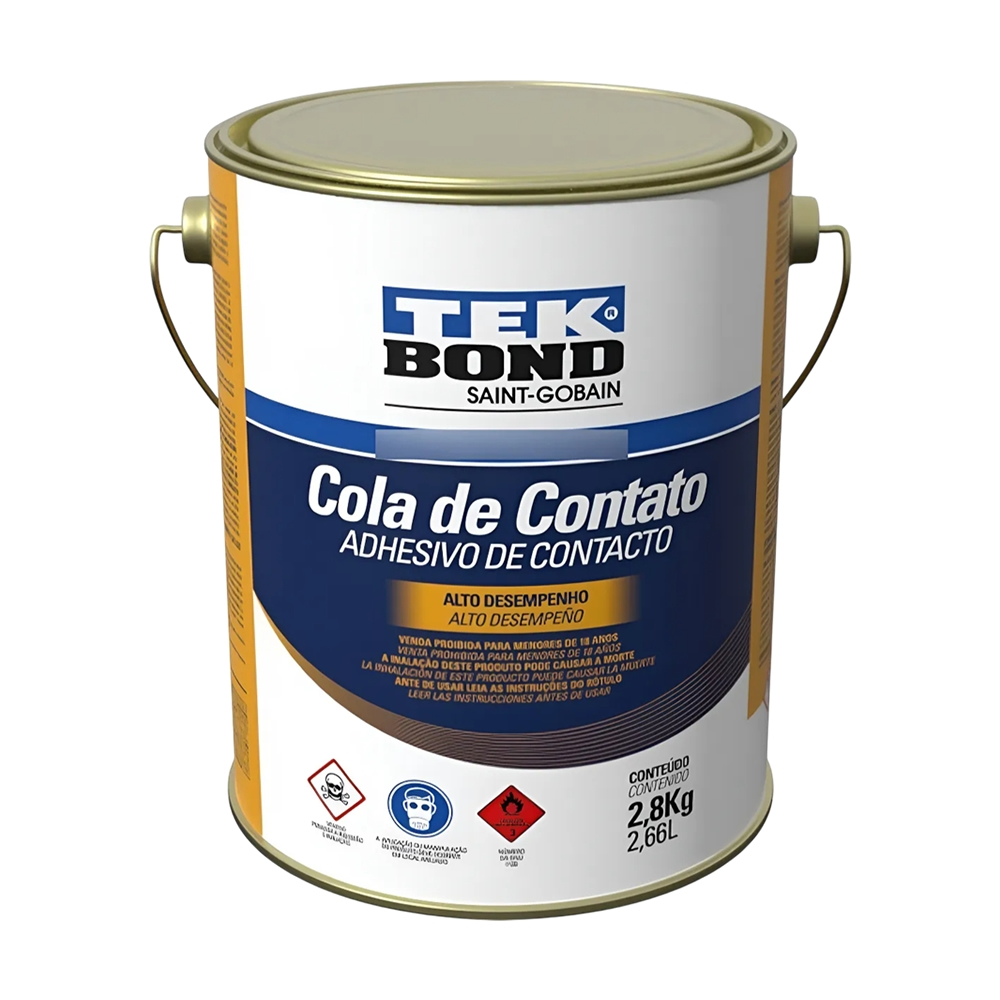 Cola Contato Sem Toluol 2,8kg Tekbond