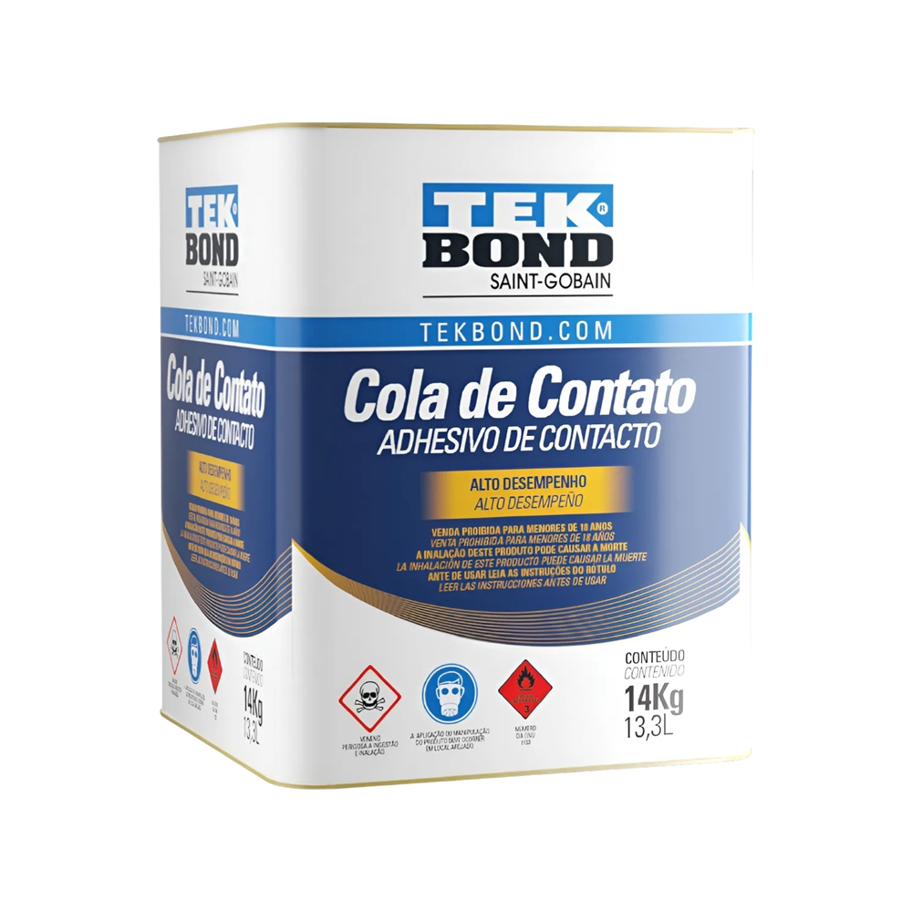 Cola Contato Sem Toluol 14kg Tekbond