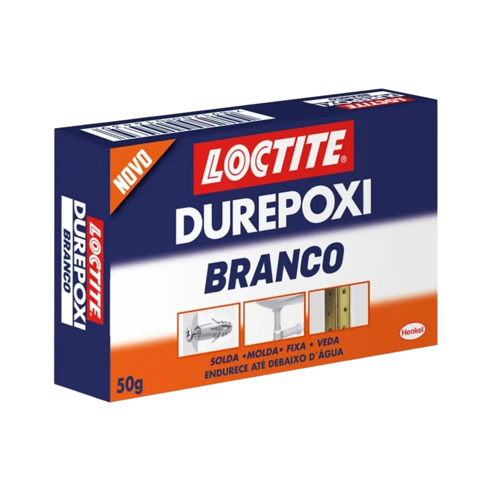 Cola Epóxi Massa Durepoxi Branco 50g Loctite Henkel