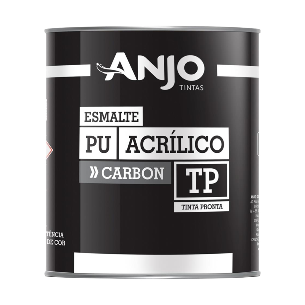 Tinta Esmalte PU Branco Puro 0,675l S/Cat Anjo CARBON