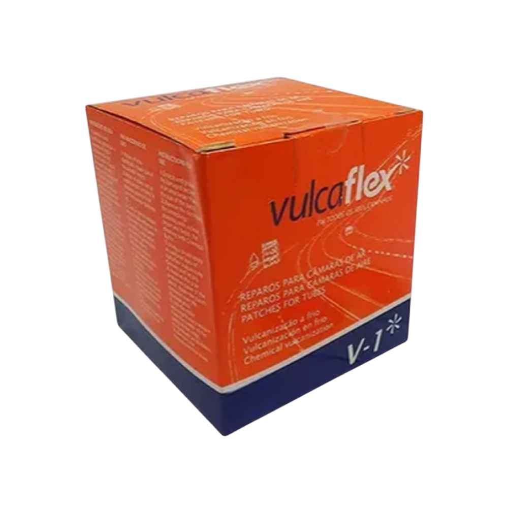 Remendo Reparo Camara Ar Redondo 40mm Vulcaflex V-1 C/50un