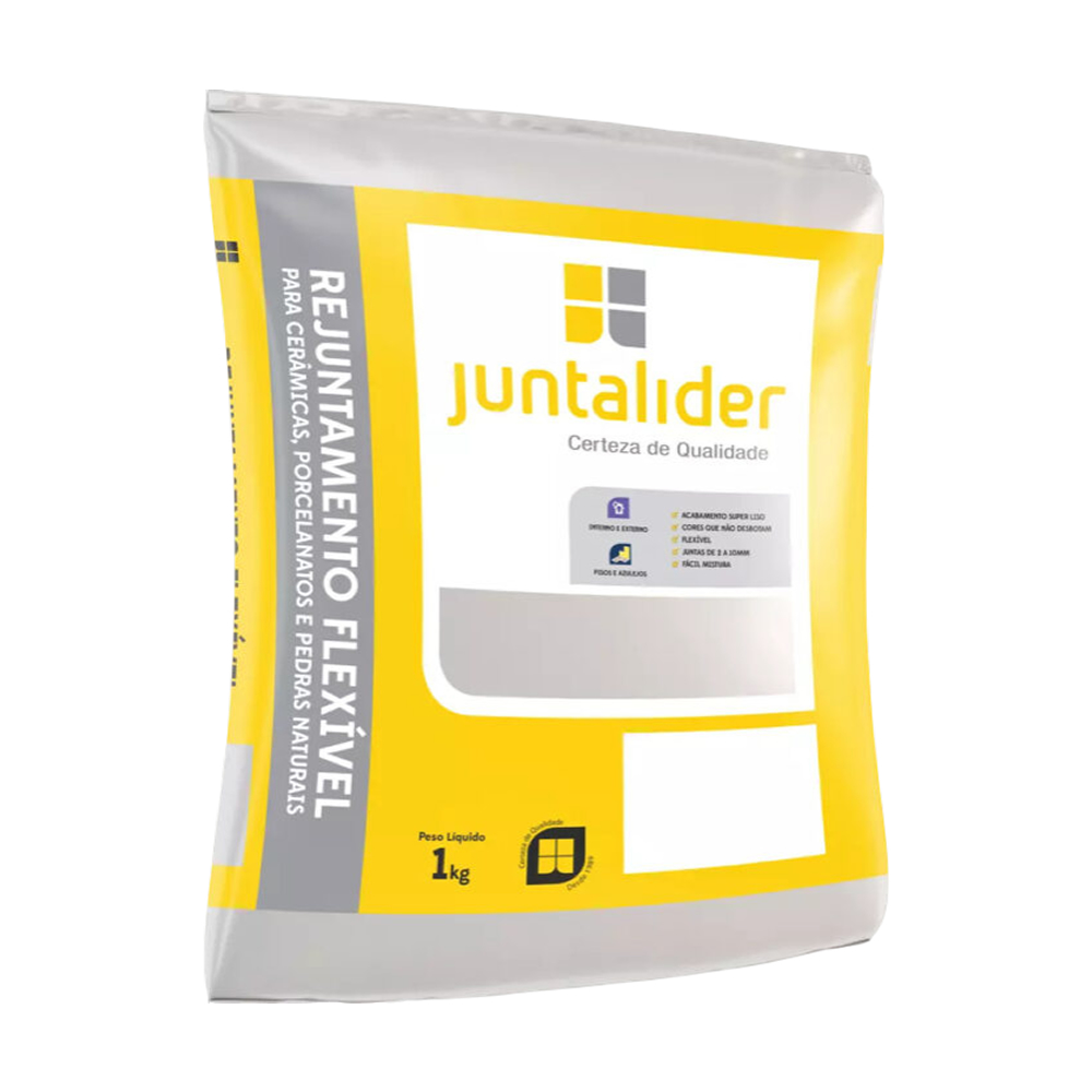 Rejunte Piso/Revestimento Flexivel Branco 1kg JUNTALIDER