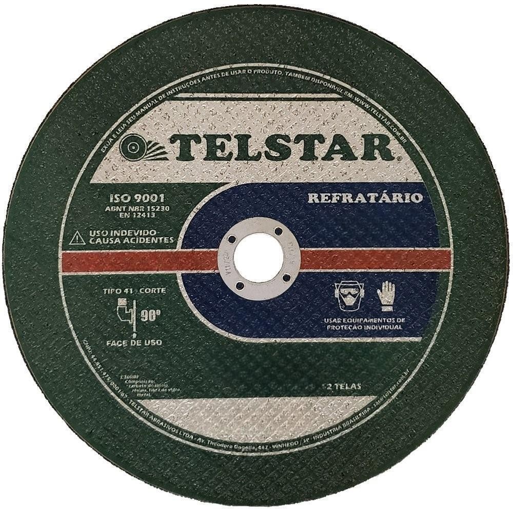 Disco Corte Refratario 254mm P/Policorte 10x3/4" Telstar