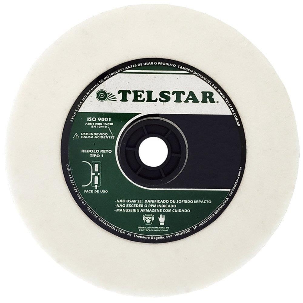 Rebolo Afiar Ferramenta Branco Reto 6x3/4x1.1/4 Telstar AA80