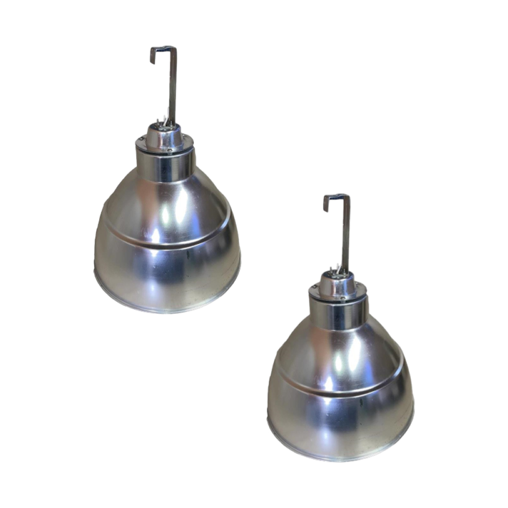 Kit com 2 Luminaria Industrial 16" Bocal E-40 C/Gancho Usada