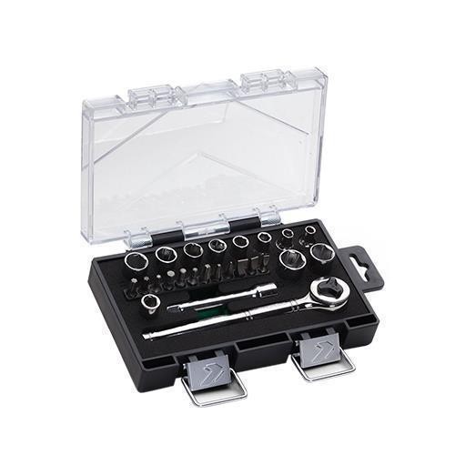 Jogo soquete sextavado encaixe 1/4" Belzer 25p 234410IBJ