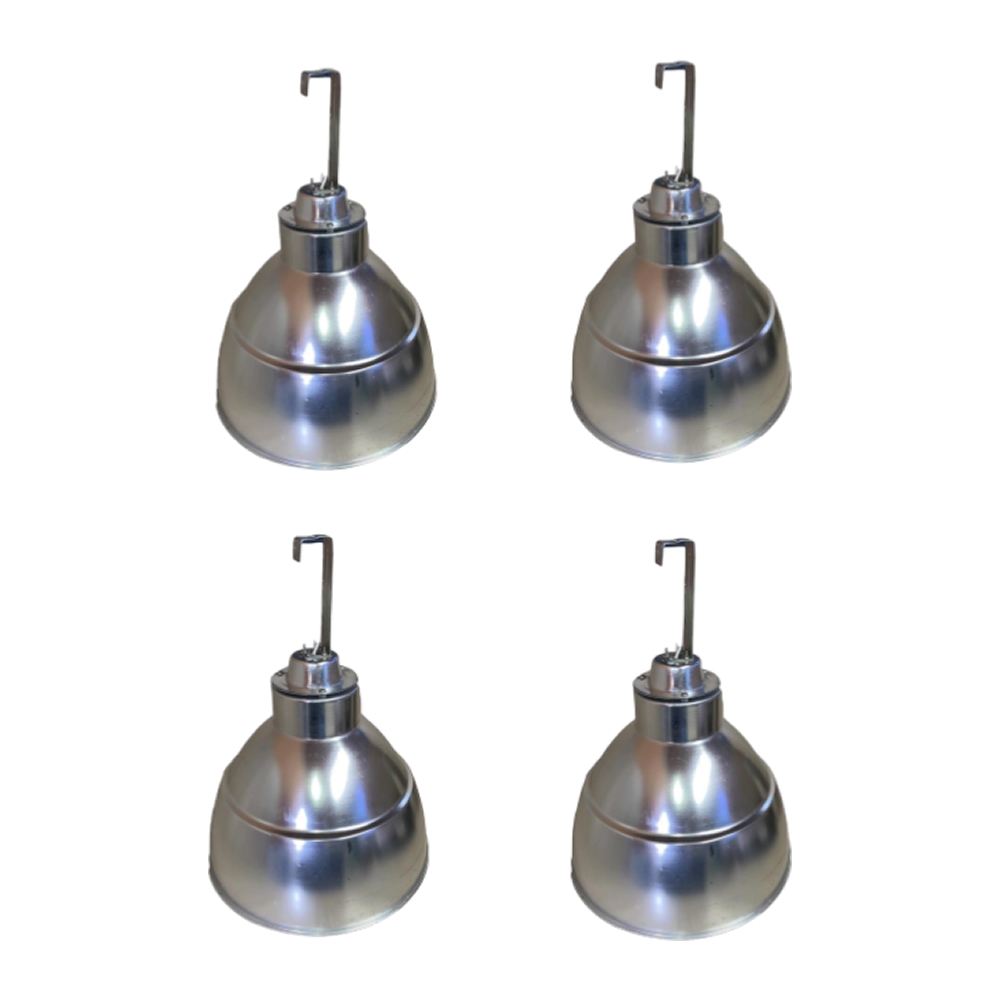 Kit com 4 Luminaria Industrial 16" Bocal E-40 C/Gancho Usada