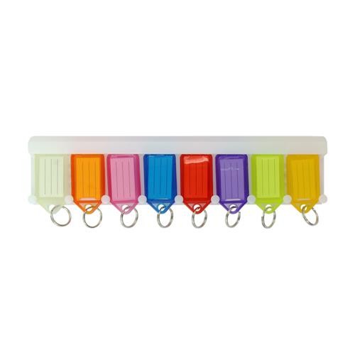 Chaveiro identificador 8 peças com suporte K-78