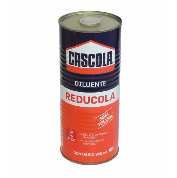 Solvente Diluente Cola 900ml S/ Toluol Cascola Reducola
