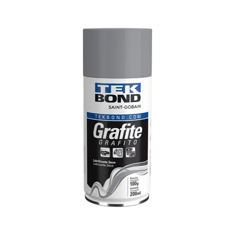 Lubrificante a seco Grafite Spray 200ml TekBond