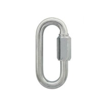 Mosquetão Oval com trava roscada 12 mm - 1/2"