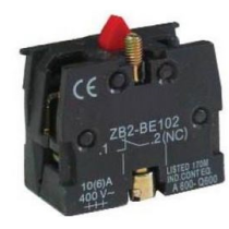 Bloco contato botão ZB2-BE 102 NA
