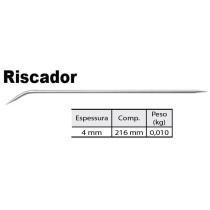 Jogo riscador aço 2 peças 153,0001