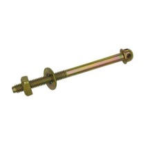 Parafuso para cama cabeça furada com arruela porca quadrada 5/16" x 110