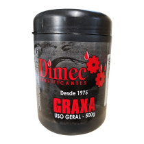 Graxa Lubrificante Marrom Comum Uso Geral 500g Dimec