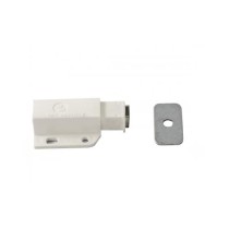 Fecho magnético branco toque 4 furos 008030001