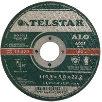 Disco Corte Ferro 115mm P/Esmerilhadeira 4.1/2" Telstar ALO