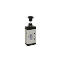 Válvula botão/trava 1/4" 3/2 vias VBOT1432