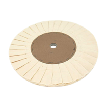 Disco Polimento 250mm Plissado Algodao Cru Mole Super Leve