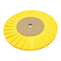 Disco Polimento 350mm Plissado Pano Amarelo Mole Leve/Medio