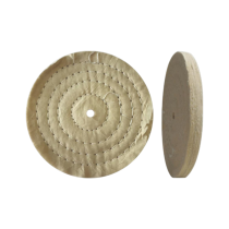 Roda Rebolo Polimento Algodão Cru Costurado 150x13mm PoliMax