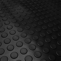 Piso Borracha Antiderrapante Moeda Placa 50x50cm