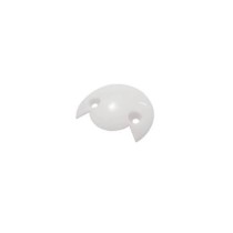 Suporte vidro/espelho branco 90 mm 050038001