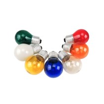 Lâmpada incandescente bola 15W 220V amarela 8487