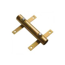 Suporte antena parede duplo 1"