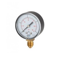 Manômetro para ar comprimido e água vertical 350PSI/25BAR